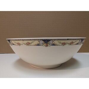 VTG Universal Cambridge Bowl Oven Proof French Country War 22 Carat Gold 10" USA